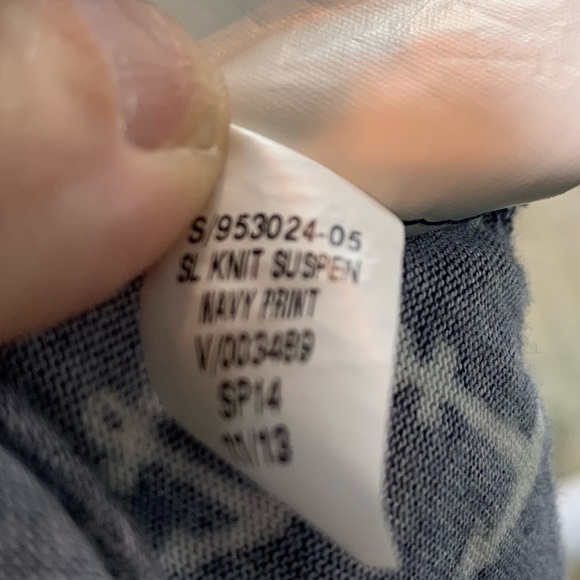 Old Navy Blue Anchor Dress XS Spaghetti Strap Knee Length Anchor pattern - Picture 12 of 12